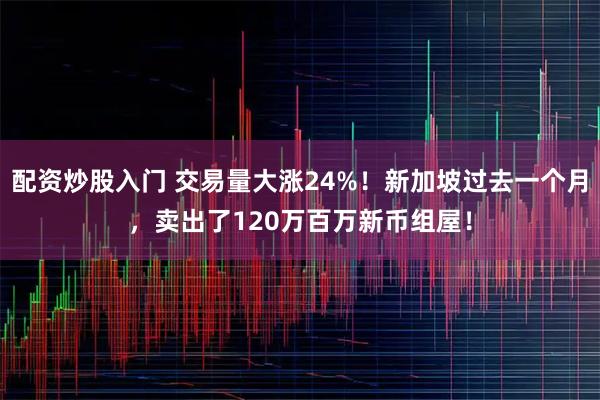 配资炒股入门 交易量大涨24%！新加坡过去一个月，卖出了120万百万新币组屋！