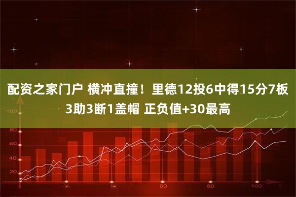 配资之家门户 横冲直撞！里德12投6中得15分7板3助3断1盖帽 正负值+30最高